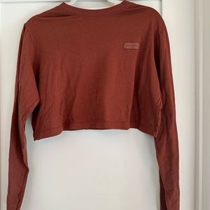 Set active long sleeve crop